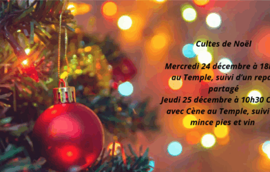 Cultes de Noël