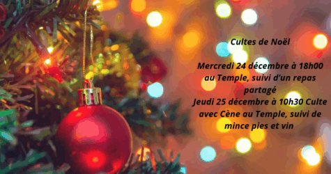 Cultes de Noël