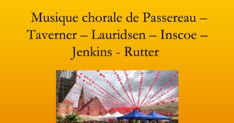 CONCERT D&rsquo;ÉTÉ – CANTABILE D&rsquo;EYMET Temple Protestant de la Fondation John Bost, LA FORCE samedi 13 juin – 19h30