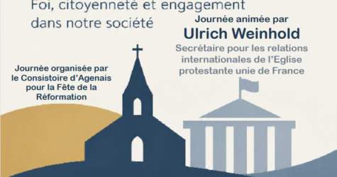 Conférence: Les Protestants et la démocratie – Ulrich Weinhold le 31 octobre 2026 au Temple d&rsquo;Agen à partir de 12h